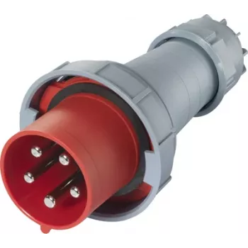 Sygonix SY-6790588 CEE vtič 125 A 5-polni 400 V/AC IP67 rdeč
