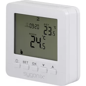 Sygonix SY-6805680 SY02B05RF brezžični sobni termostat nadometna montaža tedenski program