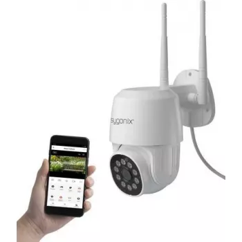 Sygonix PTZ Wi-Fi SY-4760960 Full HD vrtljiva/nagibna IP kamera z nočnim vidom in dvosmernim zvokom