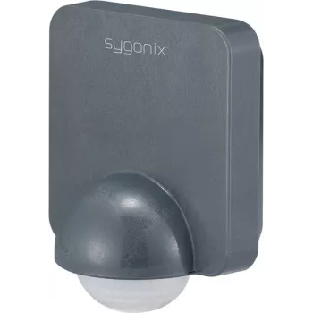 Sygonix SY-5836536 stenski PIR senzor gibanja 360° z relejem temno siv IP54