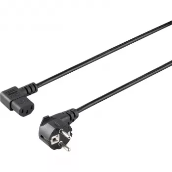 Sygonix SY-5042718 priključni kabel za naprave CEE 7/7 na IEC C13, 1,5 m, črn