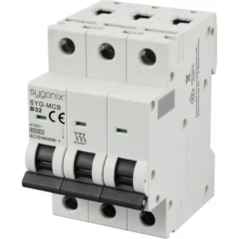 SYGONIX SY-6441064 3-polni odklopnik 32A tip B 6kA 415V AC