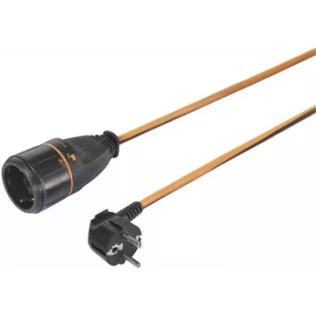 Sygonix SY-5597568 podaljšek 16 A črno-oranžen 5 m z zaklepanjem