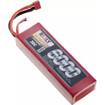 Reely LiPo baterijski paket 7,4 V 6000 mAh 2S 30C trdo ohišje T-vtič RE-7855155