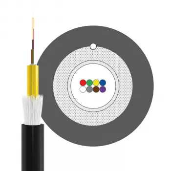 INFRALAN A-DQ(ZN)B2Y OM2 8G (1x8) Fca 2000N črn 5,8mm zunanji optični kabel A8M2F1