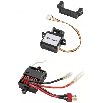 Reely RE-8705337 elektronski set za Carbon Fighter III (2,4 GHz sprejemnik, 40A krtačni regulator vožnje, krmilni servo)