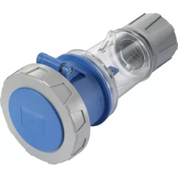 Sygonix SY-5873154 CEE-CARA spojka 32A 3-polna 230V/AC IP67 brez vijakov modra