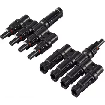 Sygonix solarni adapter T-vtič 4 na 1 1000 V DC SY-6408002 Y-vtič za solarne sisteme