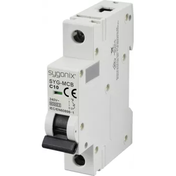 Sygonix SY-6440888 SYG-MCB 1P C10 6kA zaščitno stikalo 10 A 240 V/AC