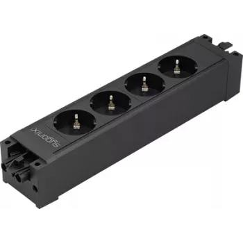 Sygonix SY-6872232 4-vtični modul brez stikala, črn