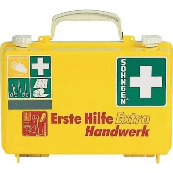SÖHNGEN prva pomoč EXTRA HANDW DIN 13157 stenska montaža ohišje ABS oranžna O320125