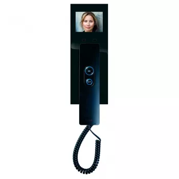 M-E MODERN-ELECTRONICS VDV 505 SS video notranja enota s slušalko, črna