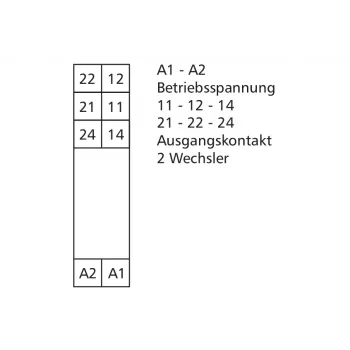 METZ CONNECT 11051025 močnostni relejni modul 24 V DC, 1 CO, 16 A, za DIN letev, črno-oranžen