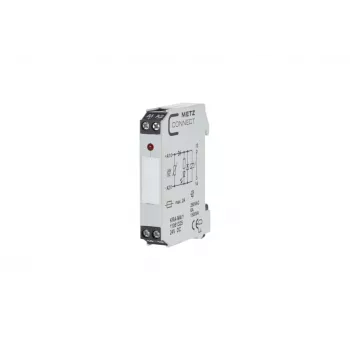 METZ CONNECT KRA-M4/1 vmesni relejni modul, 4 preklopni kontakti, tuljava 24 V AC, 250 V AC, bel, 11061325