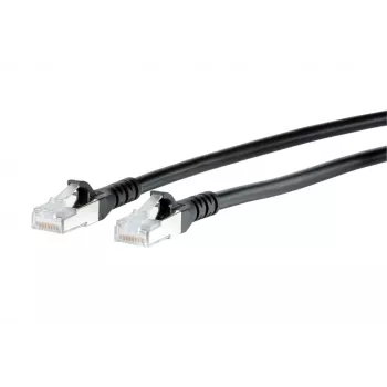 METZ CONNECT Cat.6A S/FTP patch kabel, RJ-45 na RJ-45, 0,5 m, siv, 10GBase-T 1308453000-E