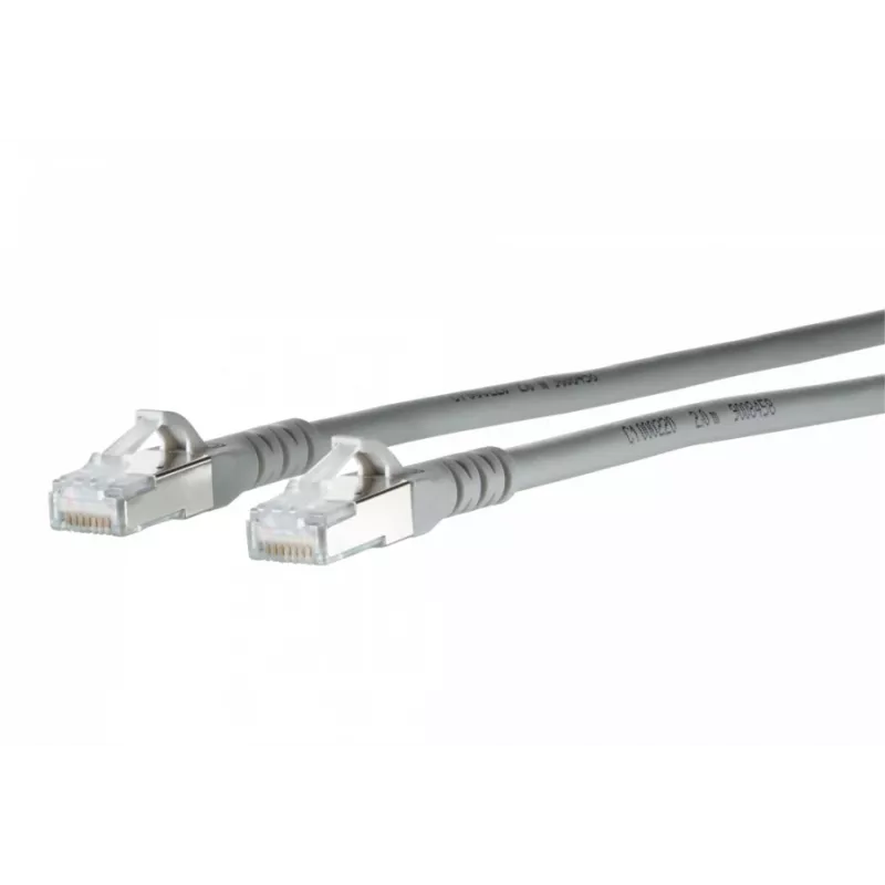 METZ CONNECT 130845C533-E Cat6a S/FTP patch kabel, 35 m, siv