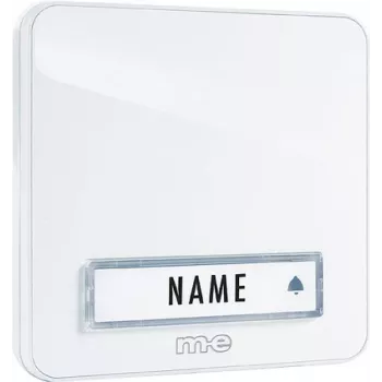 M-E MODERN-ELECTRONICS KTA-1 W tipka za zvonec, nadometna, bela