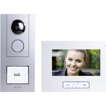 M-E MODERN-ELECTRONICS VISTUS VD ALU-6710 S žični video domofonski sistem, srebrn 41174