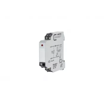METZ CONNECT KRA-M6/21 vmesni relejski modul 24V AC/DC, 1 CO kontakt, 6A, bel 11061525