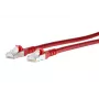 METZ CONNECT 1308451066-E 1m Cat6a S/FTP rdeč patch kabel