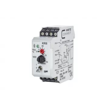 METZ CONNECT 110666 močnostni relej bel DPDT 24V DC 8A PCB-montaža