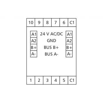 METZ Connect Modbus digitalni vhodni modul 10DI 24VAC/VDC (1108311319)
