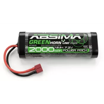 Absima Greenhorn NiMH baterijski paket 7,2V 2000mAh T-Plug Softcase za RC modele
