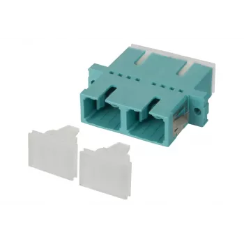 METZ BTR 150900BA-I OpDAT SC-D MM OM3 fosforjeva bronza aqua duplex spojnik