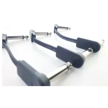 Cordial 14789 mono avdio patch kabel, 6,3 mm TS jack na 6,3 mm TS jack, 0,15 m, črn