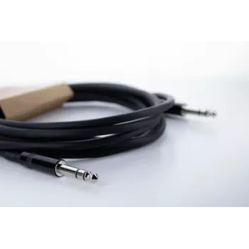 Cordial 14817 avdio kabel 6,3 mm TRS na 6,3 mm TRS 3 m črn PVC zvita parica