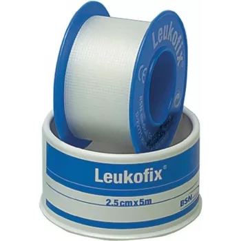SÖHNGEN 1009216 Leukofix fiksirni trak 5 m x 2,5 cm bel netkan hipoalergen