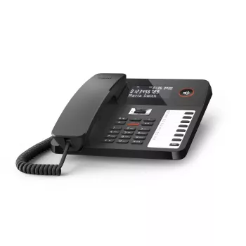 Gigaset DESK 800A črn žični namizni telefon s snemalnikom sporočil