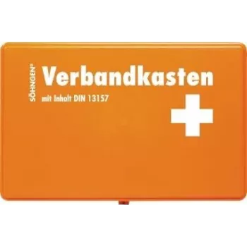 Söhngen DIN 13157 prva pomoč škatla 3003045 oranžna udarna ABS s stenskim držalom
