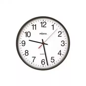 PEWETA stenska ura črna 44.130.212