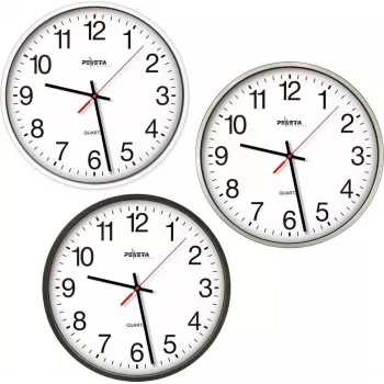 PEWETA stenska ura črna 44.130.212