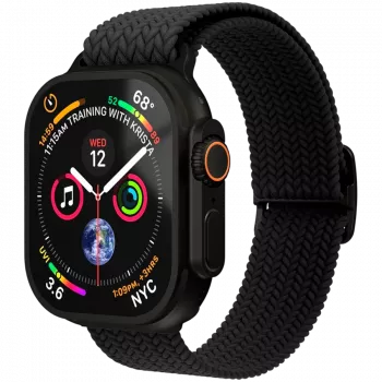 VONMÄHLEN Woven Loop 40, 41, 42mm, enotna velikost, All Black