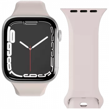 VONMÄHLEN Classic Band 2 za Apple Watch 40/41/42mm, jermen iz polnega usnja v krem barvi