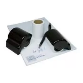 WEDO nadomestni zvitek za WEDO valjčni brisalec, bel pivni papir, 70 x 53 mm, 5 kosov (803)