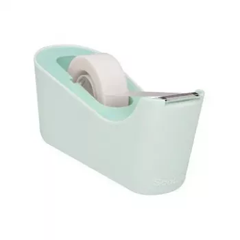 3M Scotch C18 mint zelen namizni odvijalnik traku z Magic Tape, 19 mm x 7,5 m, prozoren