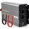 Qoltec razsmernik z modificiranim sinusnim valom 12V na 230V 3000W/6000W z USB, združljiv z LiFePO4 GEL AGM