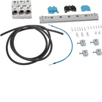 HAGER ZY51T1 komplet držala varovalke za zaščito sekundarnega tokokroga tokovnega transformatorja, 1-polni, 0,5 A, 250 V AC, montaža na DIN letev