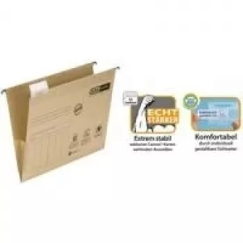 ELBA vertic ULTIMATE A4 viseča registratura bočno zaprta zelena (paket 25 kosov) 85443