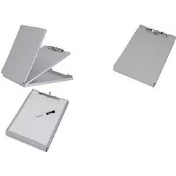 MAUL MAULcase klešče za papir s predalom za shranjevanje, DIN A4, aluminij, 8 mm vpenjalna širina, odprtina zgoraj, srebrne 2354808