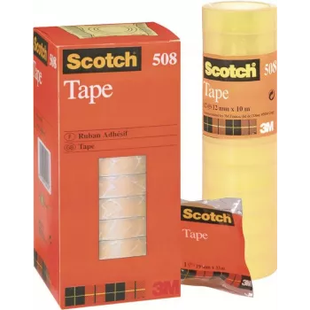 3M Scotch Magic Tape 508, 15 mm x 33 m, prozoren, 10 zvitkov 5081533