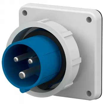 MENNEKES 826 vgradni vtič 16A 3-polen 6h 230V IP67 moder