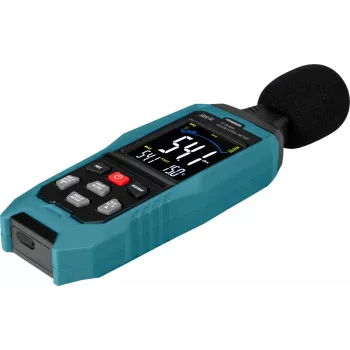 JOY-IT JT-SLM01 merilnik ravni zvoka z barvnim zaslonom in beležnikom podatkov, 30-130 dB, 31,5 Hz - 8 kHz