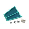 HellermannTyton MB4A samolepilno držalo za vezice, zelen polipropilen, 130 x 65 mm, za vezice do 10 mm širine, 1 kos 435-00659