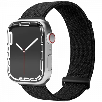 VONMÄHLEN Fitness Loop 2 športni pašček za Apple Watch 44mm, 45mm, 46mm, 49mm - črn