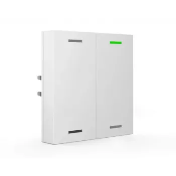 MDT BE-TAL63T2.01 KNX tipka Light 63, 2-kratna, RGBW, temperaturni senzor, Studio White Glossy