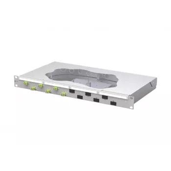 METZ CONNECT optična spojna zaključna plošča 6xLC-D OM5 1U za 19 inch omarico 1504587M06-F